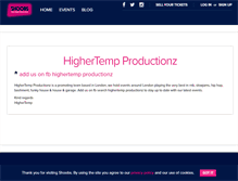 Tablet Screenshot of highertemp.shoobs.com