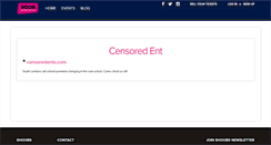 Desktop Screenshot of censoredents.shoobs.com