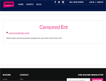Tablet Screenshot of censoredents.shoobs.com