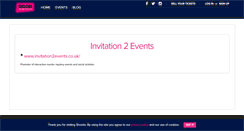 Desktop Screenshot of invitation2events.shoobs.com