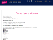 Tablet Screenshot of comedancewithme.shoobs.com