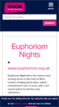 Mobile Screenshot of euphoriomnighclubandbar.shoobs.com