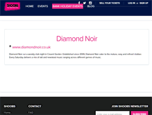 Tablet Screenshot of diamond-noir.shoobs.com