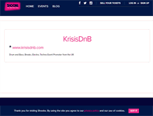 Tablet Screenshot of krisisdnb.shoobs.com